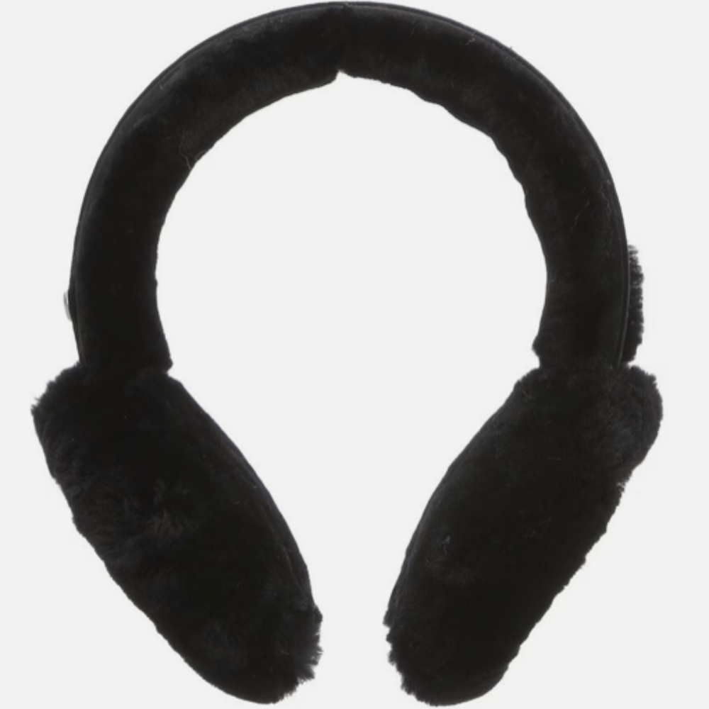 EUC Women’s Black Genuine Classic UGG Earmuffs - Picture 3 of 4